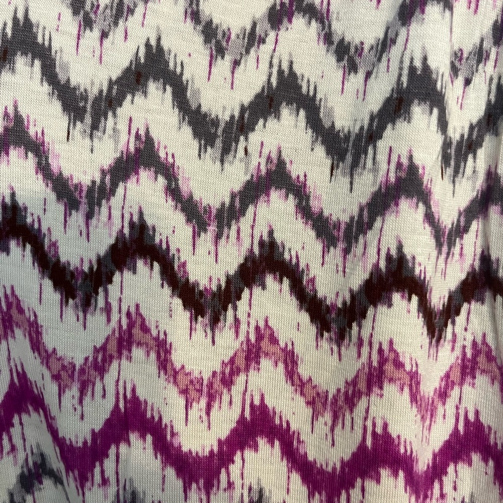 NWOT Best Society Pink and Purple Chevron Jumpsuit - Picture 5 of 8